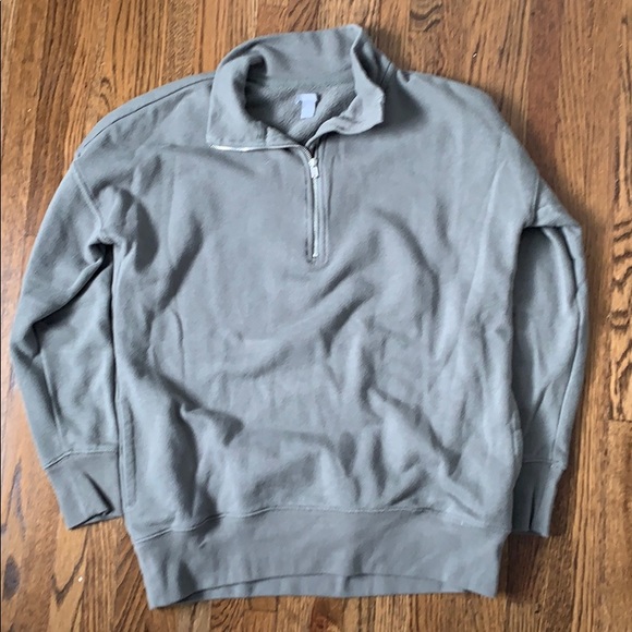 aerie Tops - Aerie Olive Green Sweatshirt
